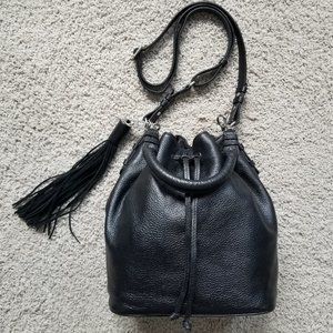 Danier Soft Leather Bucket Bag